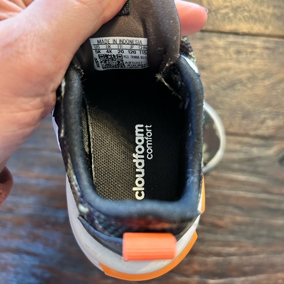 Adidas RACER TR23K Runnig Shoes Baby / Toddler Size 5 - Camo Style IF0207 - Picture 7 of 7